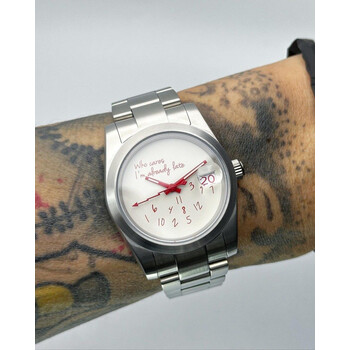 Custom Seiko Mod • Red “Who Cares” DateJust • 36mm